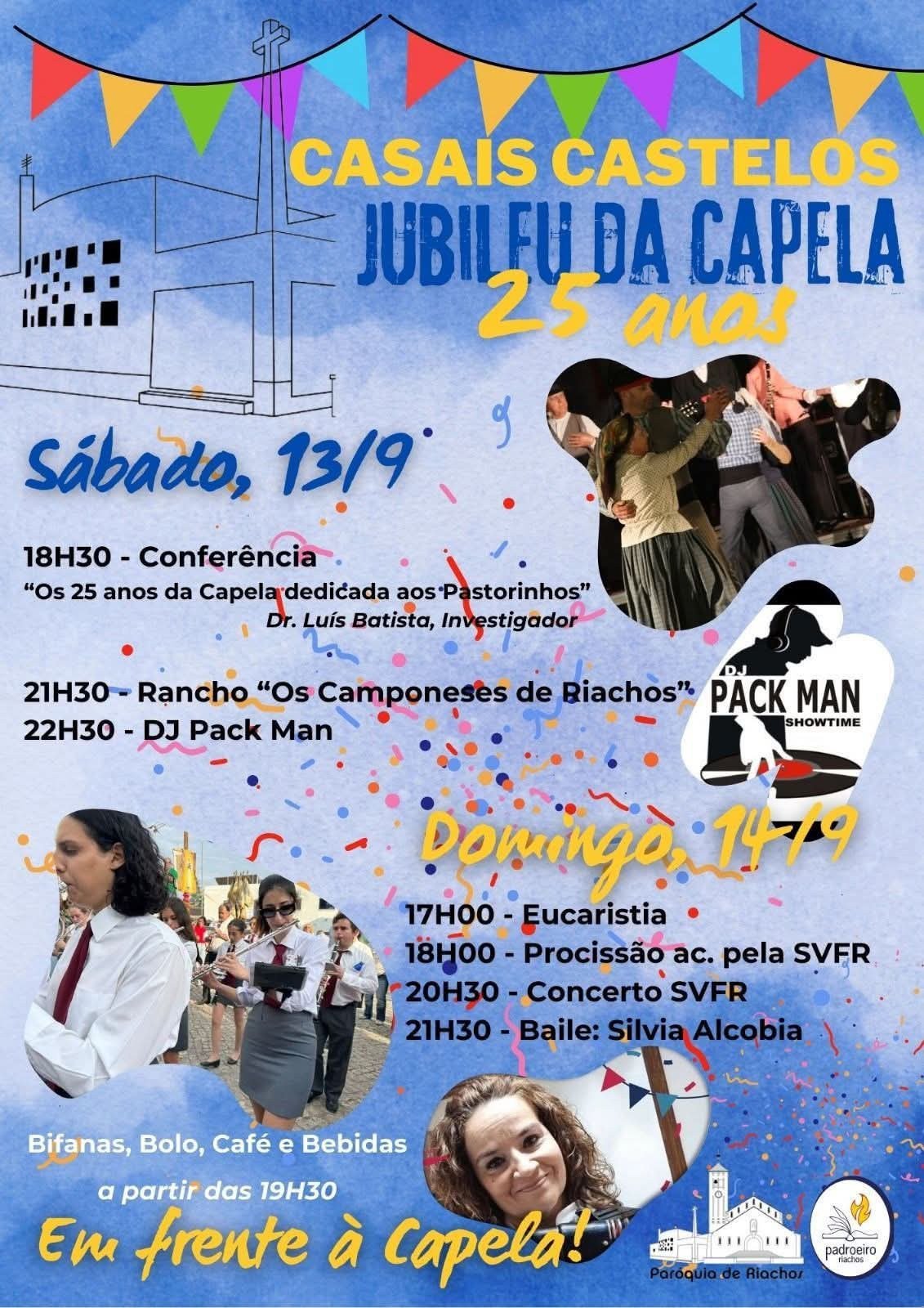 Cartaz Festas de Casais Castelos 2025 - Riachos