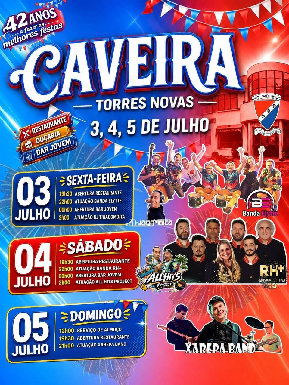 Cartaz Festas de Caveira 2026 - Torres Novas