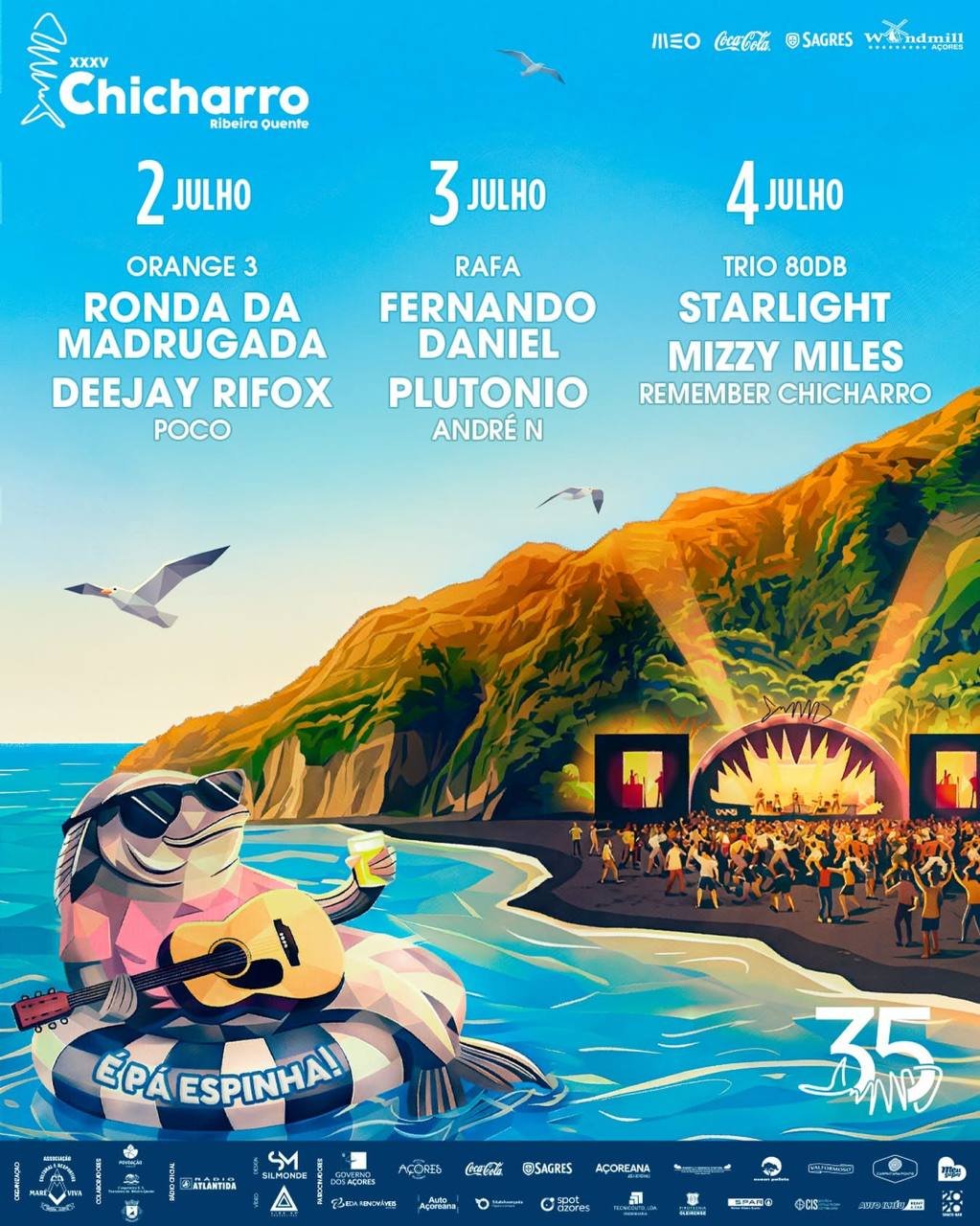 Cartaz Festas de Chicharro 2026 - Ribeira Quente