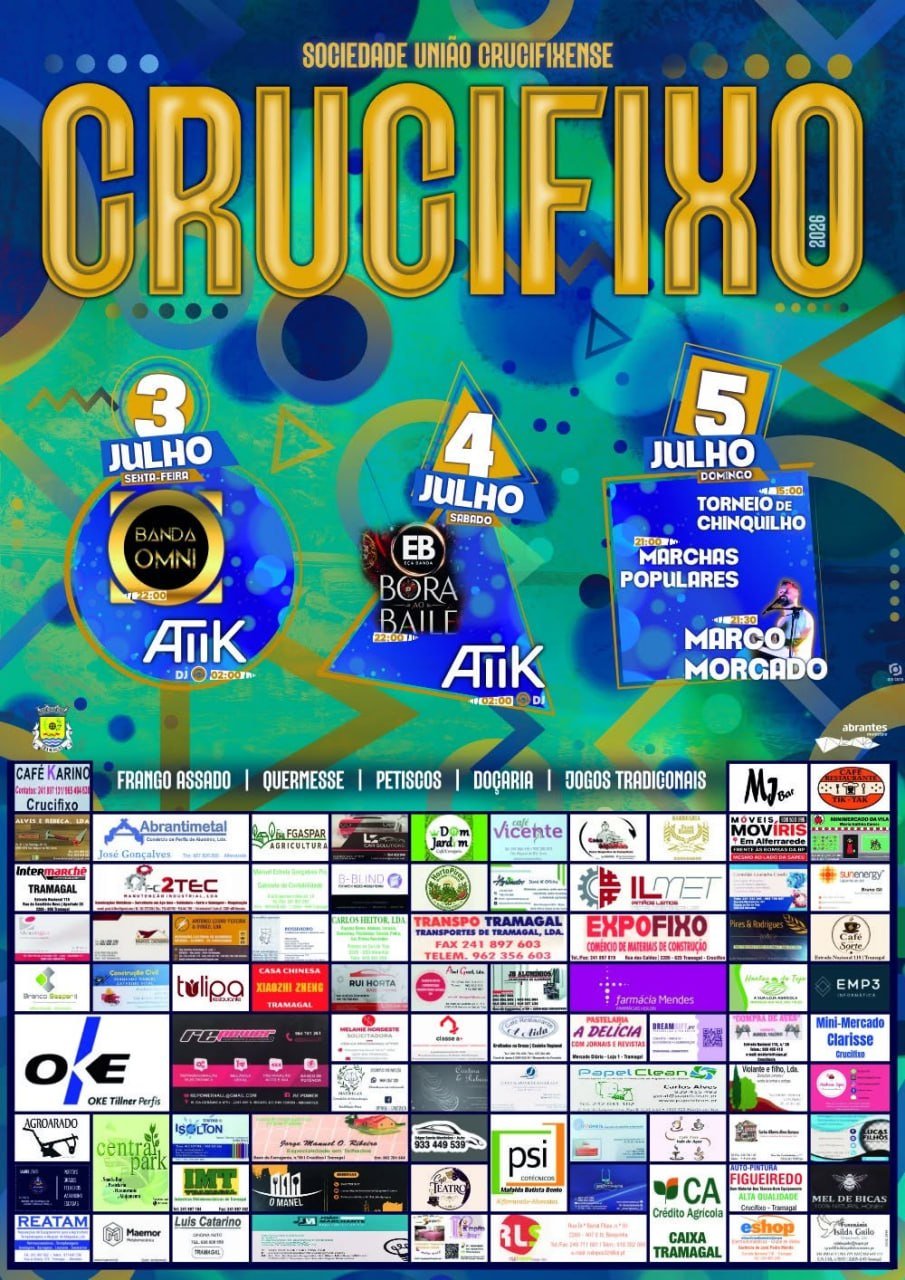 Cartaz Festas de Crucifixo 2026 - Crucifixo