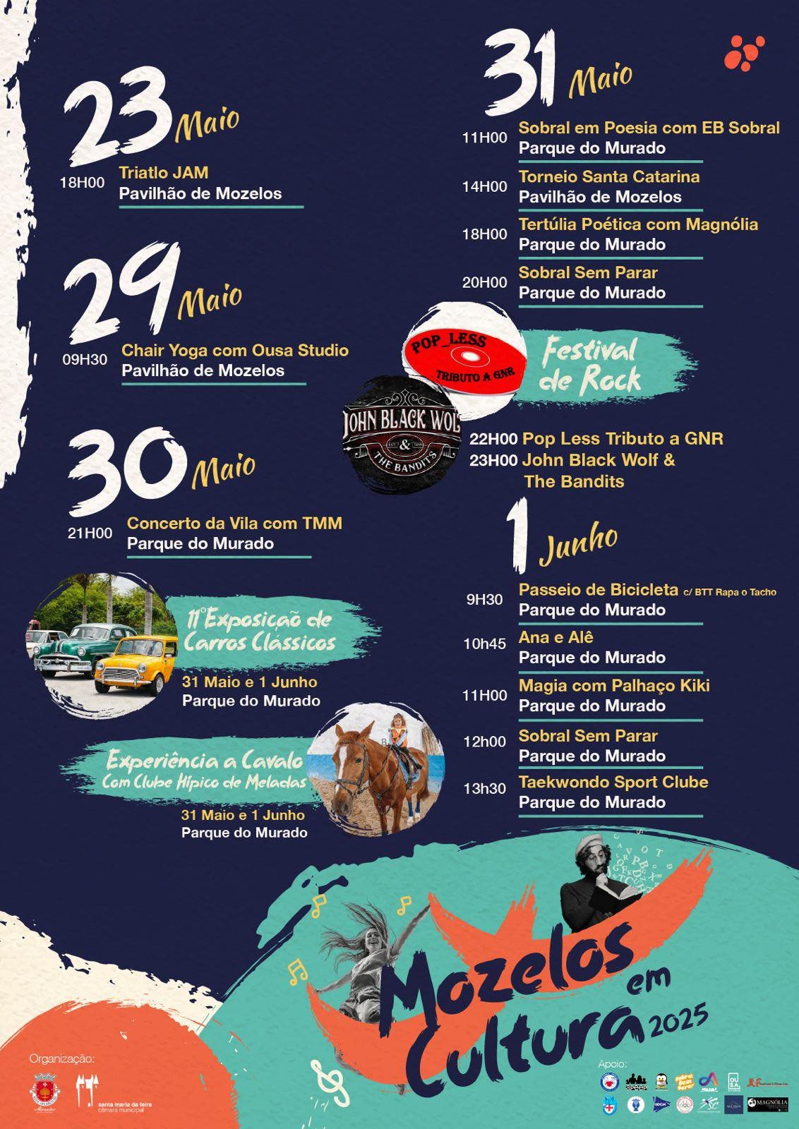 Cartaz Festas de Mozelos 2025 - Santa Maria da Feira