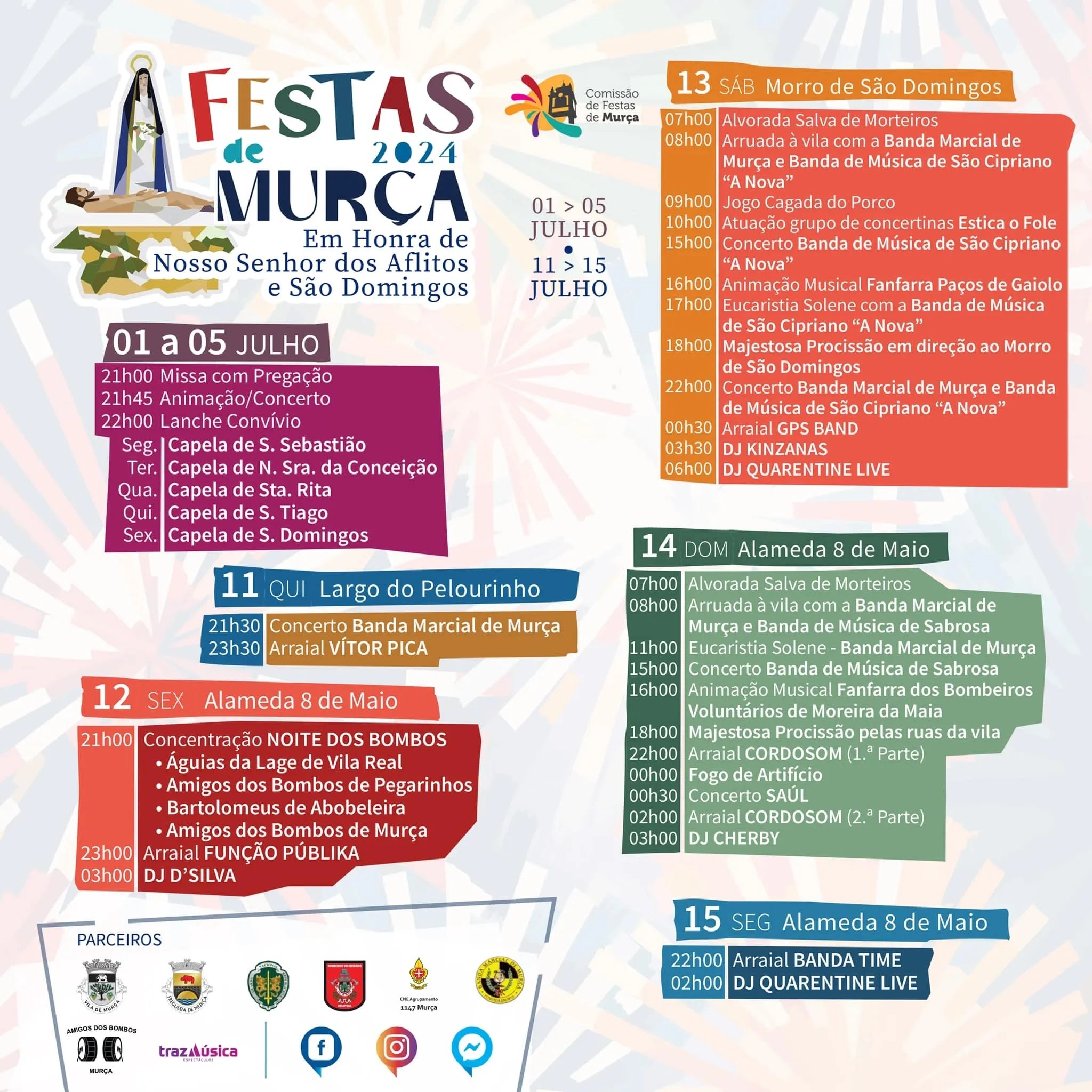 Cartaz Festas de Murça 2024 - Vila Real