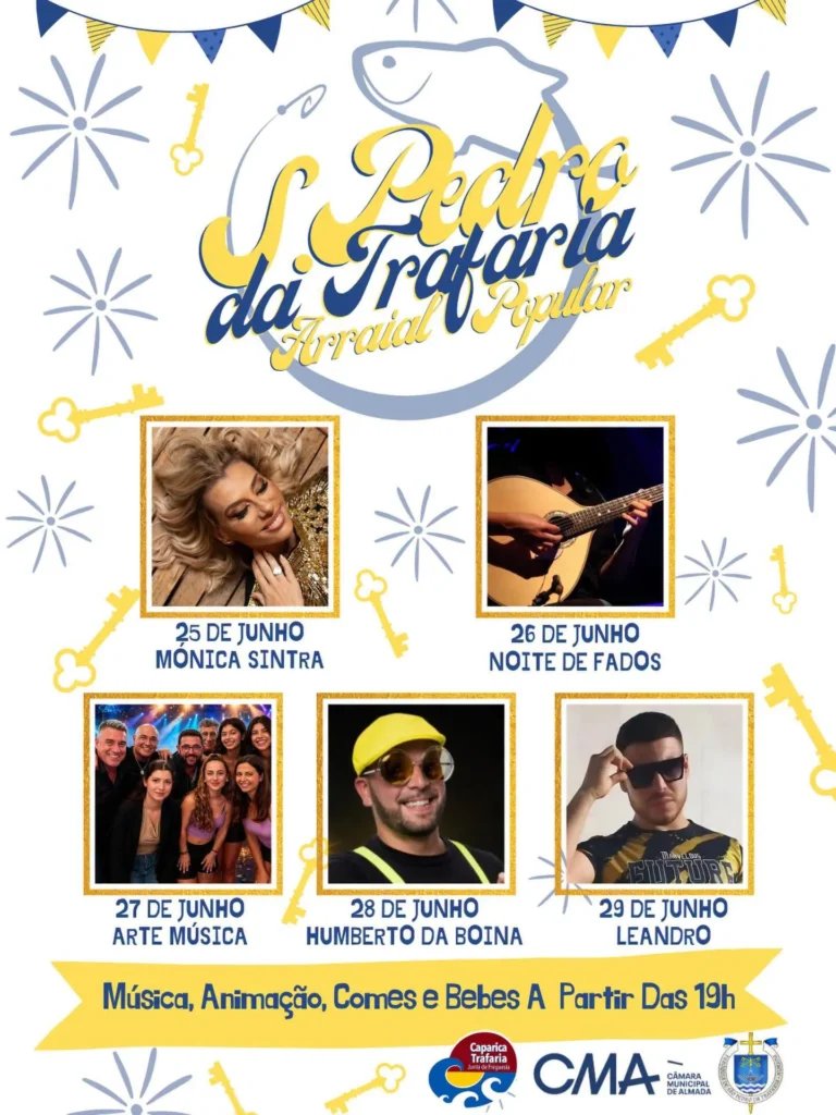 Cartaz Festas de S. Pedro 2026 - Trafaria