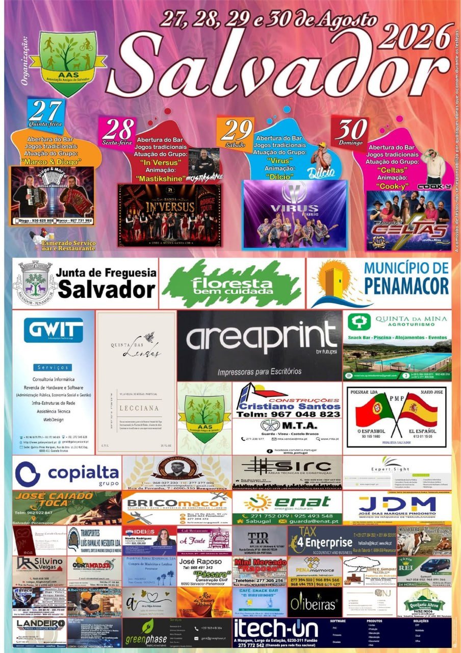 Cartaz Festas de Salvador 2026 - Salvador