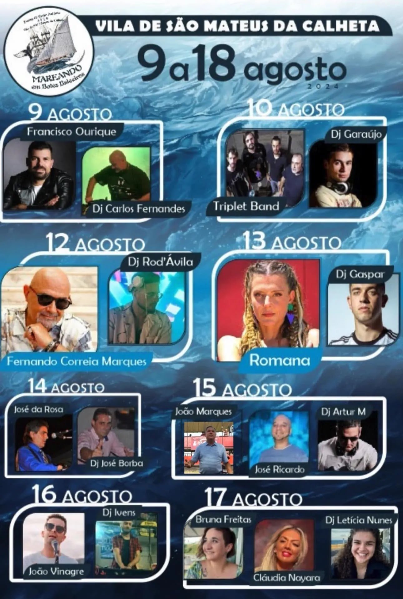 Cartaz Festas de Santo António 2024 - São Mateus da Calheta