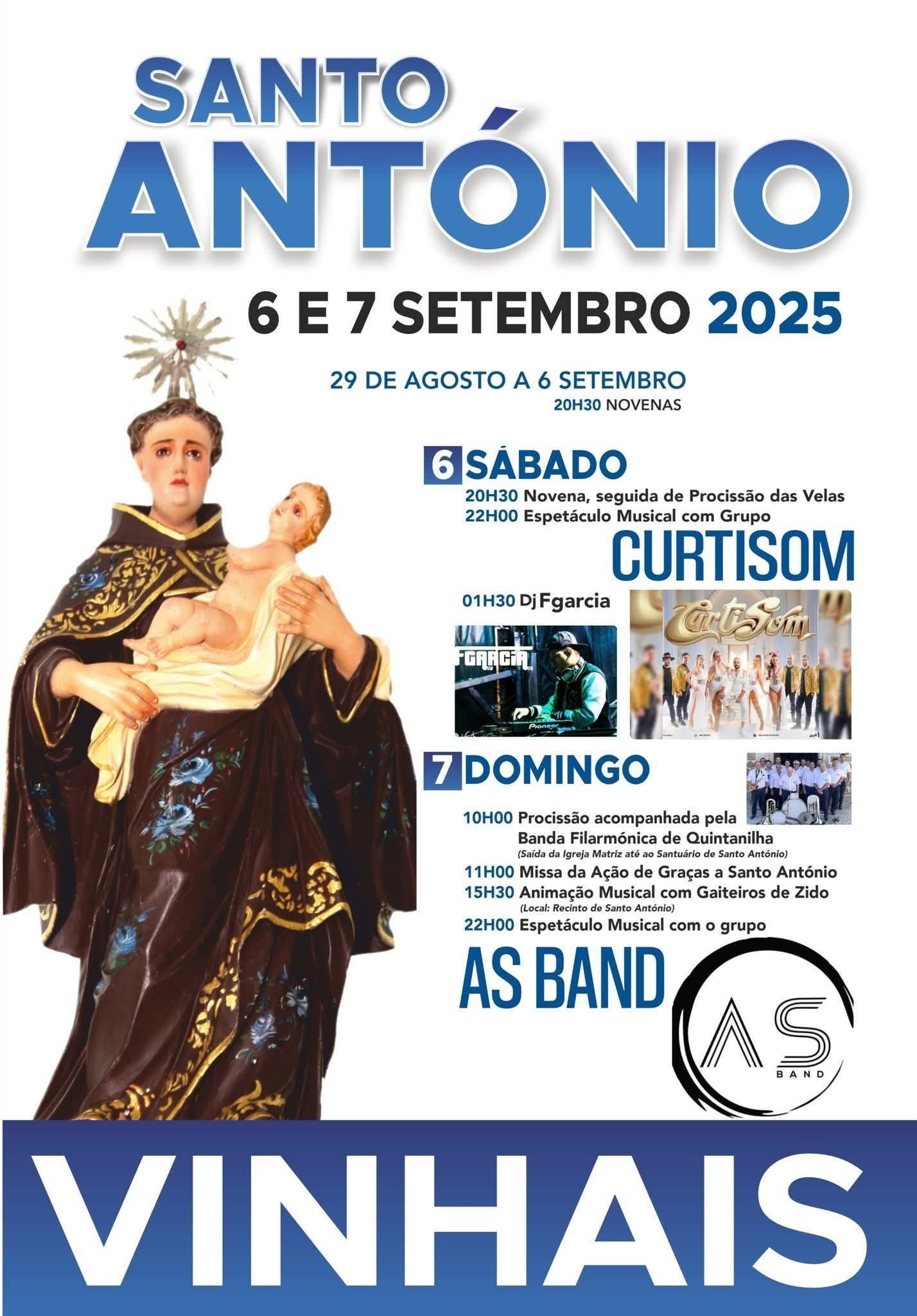 Cartaz Festas de Santo António 2025 - Vinhais
