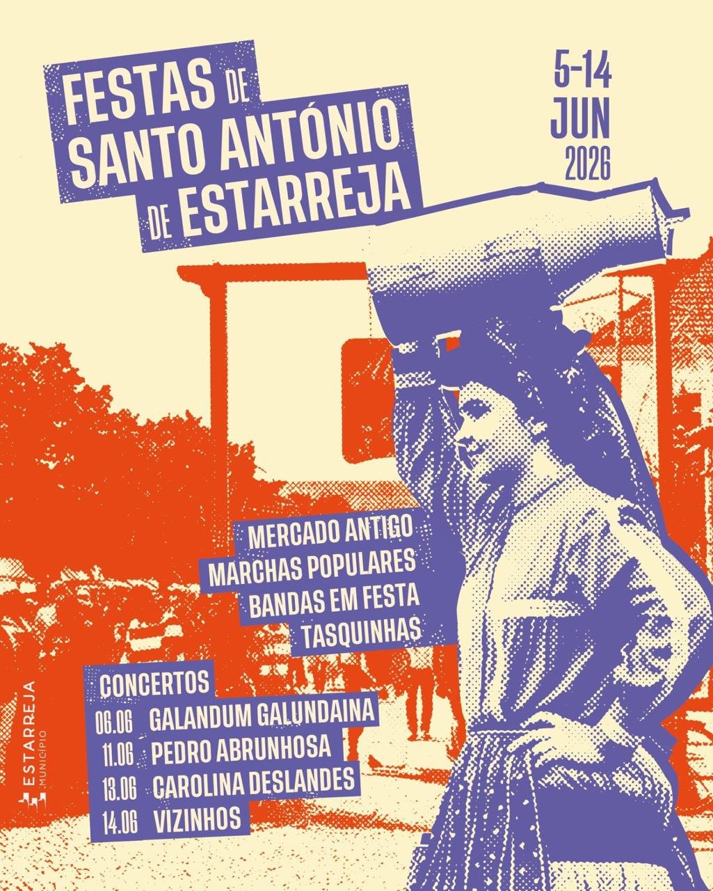 Cartaz Festas de Santo António 2026 - Estarreja
