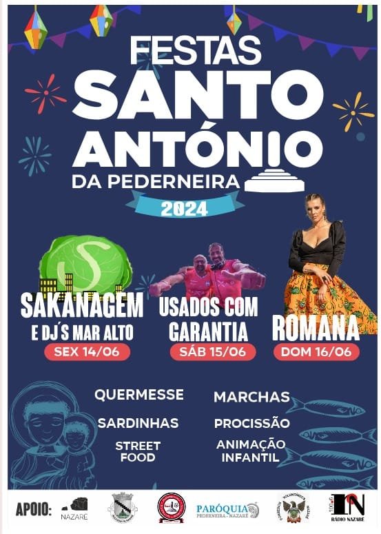 Festas De Santo António Da Pederneira 2024 Nazaré