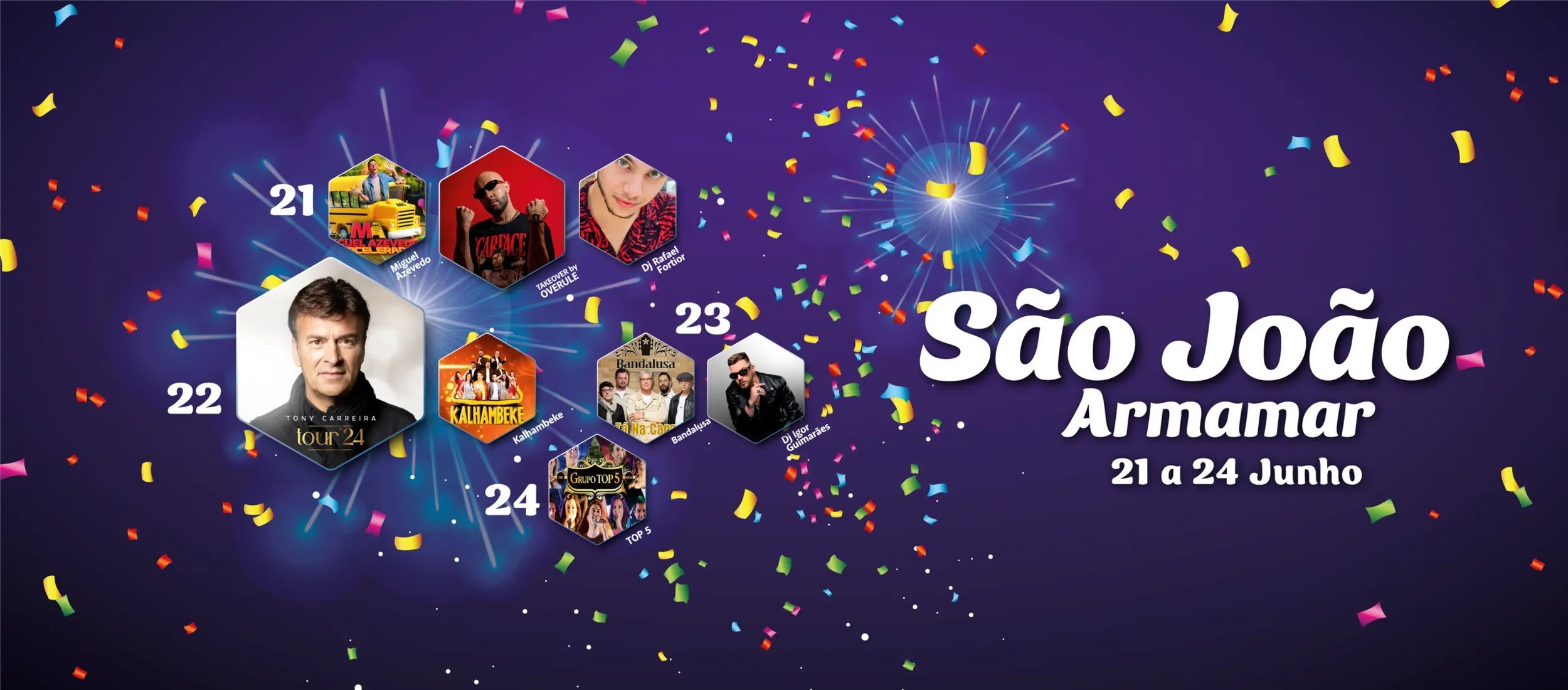 Cartaz Festas de São João 2024 - Armamar