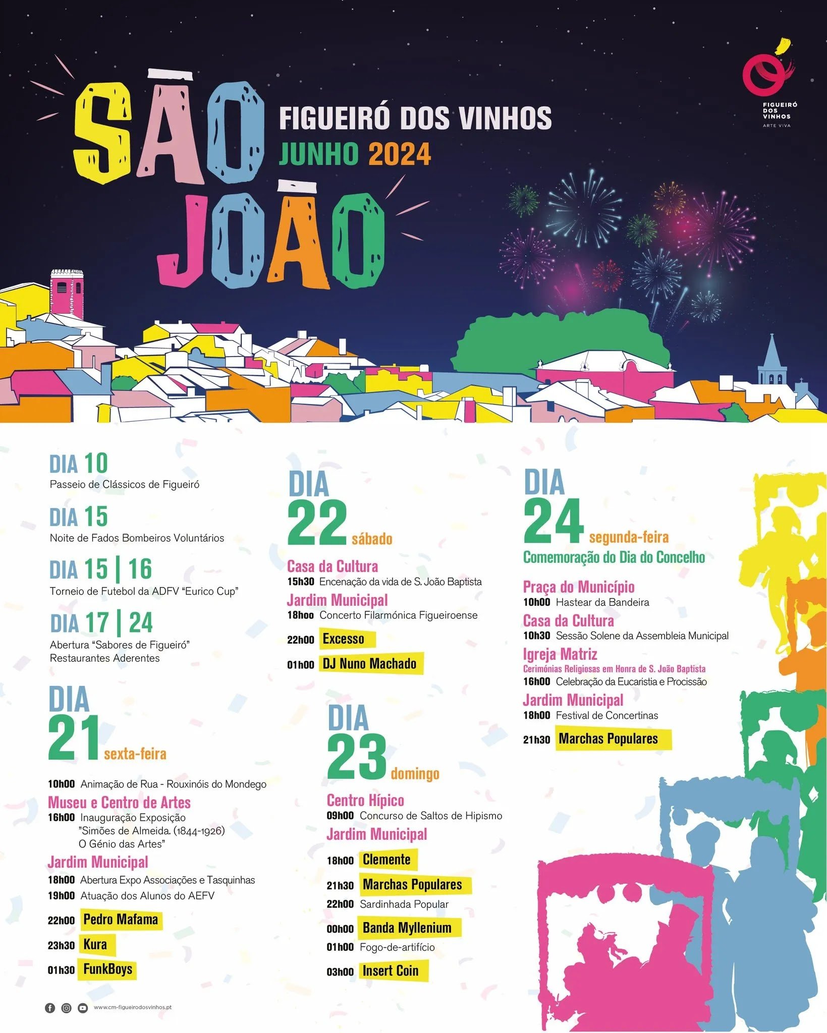 Cartaz Festas de São João 2024 - Figueiró dos Vinhos