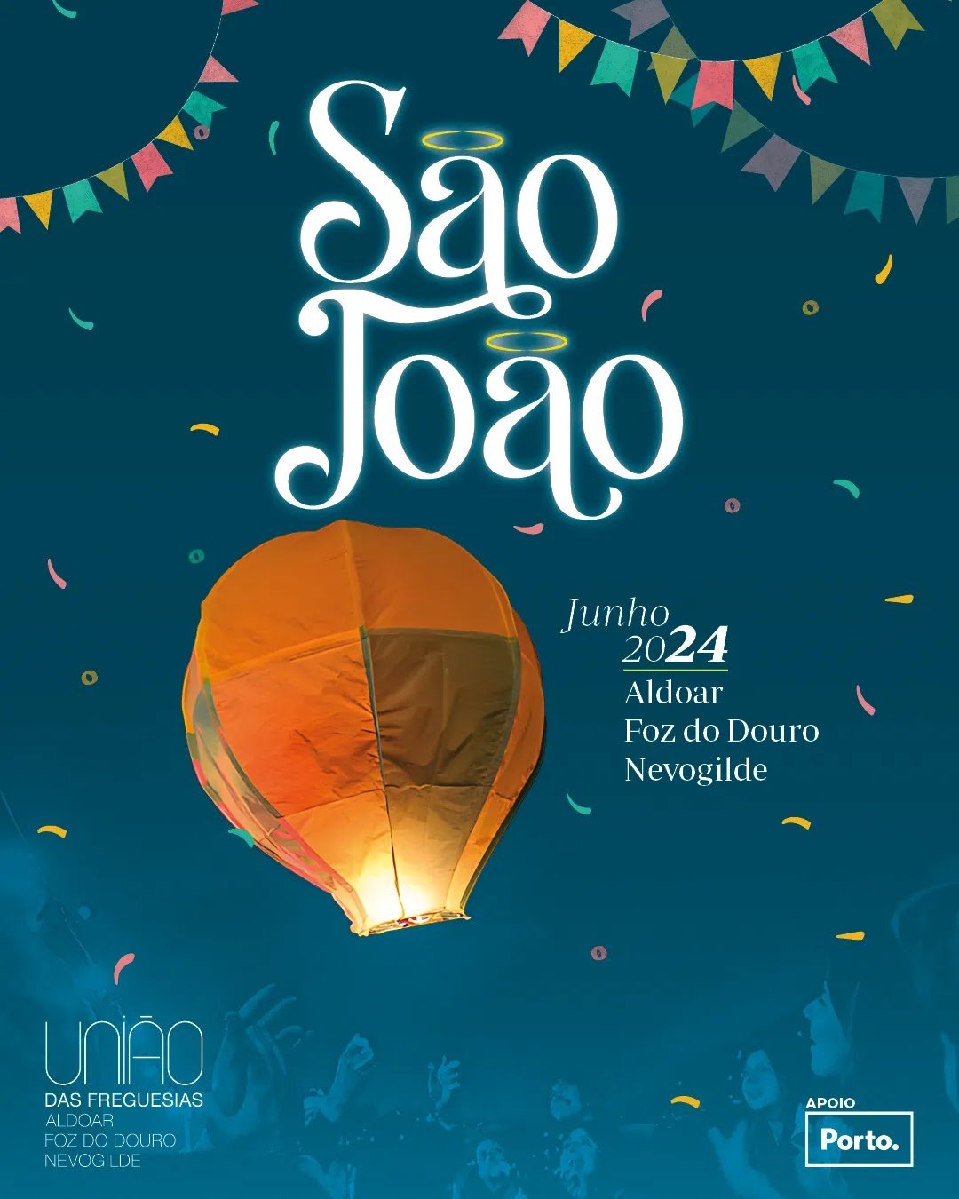 Cartaz Festas de São João 2024 - Foz do Douro