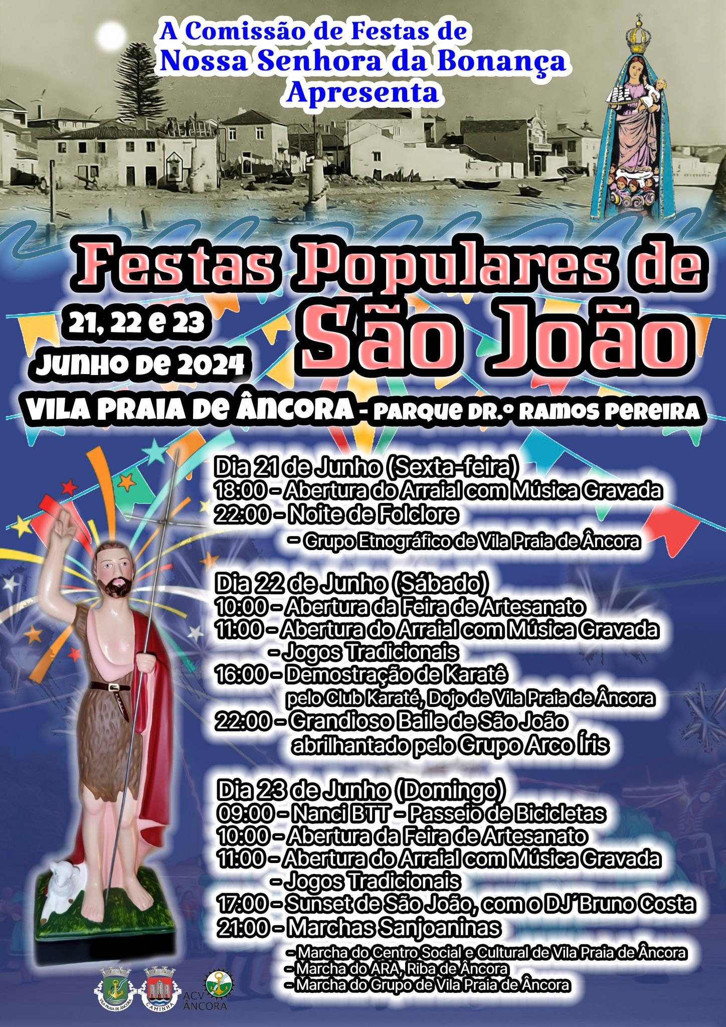 Cartaz Festas de São João 2024 - Vila Praia de Âncora