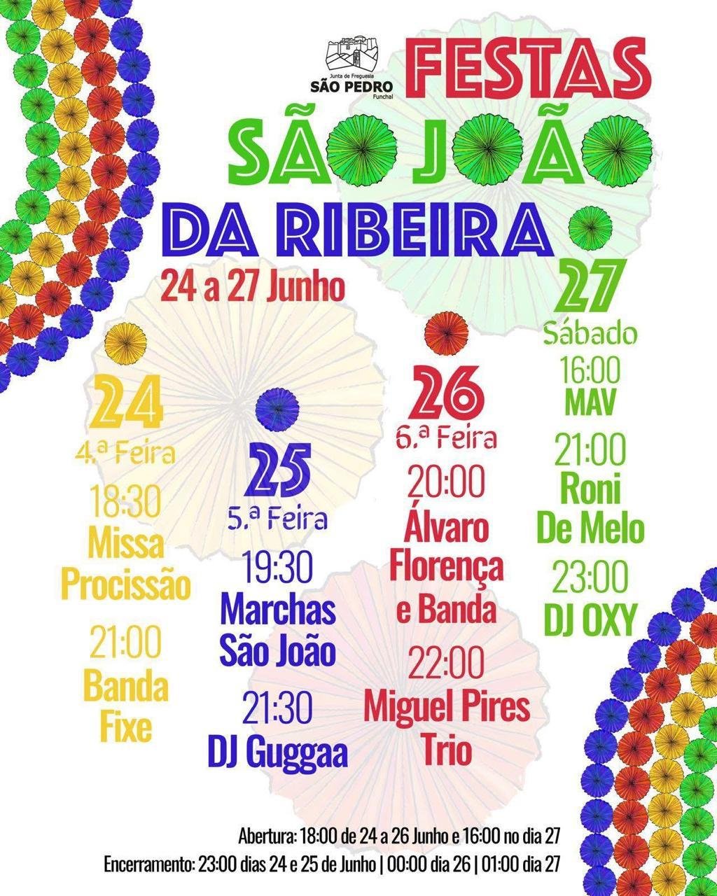 Cartaz Festas de São João 2026 - São Pedro