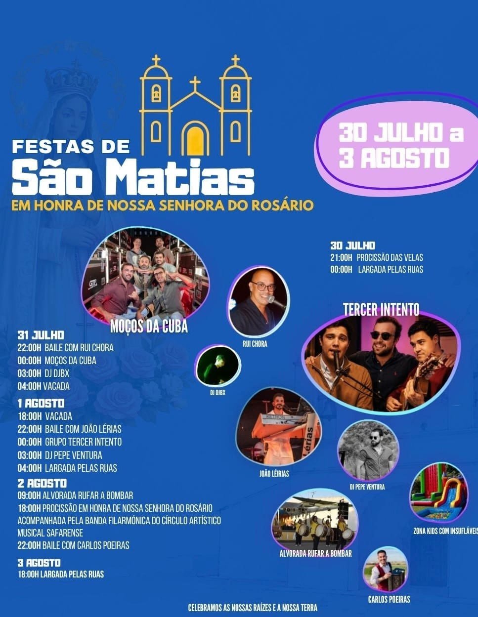 Cartaz Festas de São Matias 2026 - São Matias
