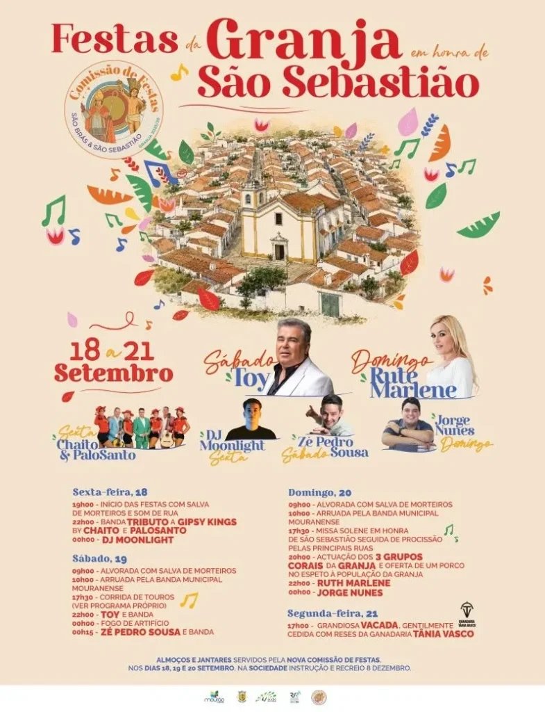 Cartaz Festas de São Sebastião 2026 - Granja