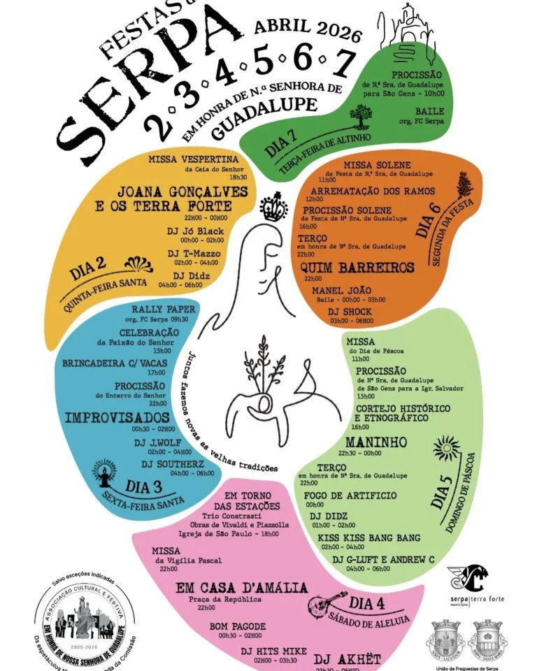 Cartaz Festas de Serpa 2026 - Serpa