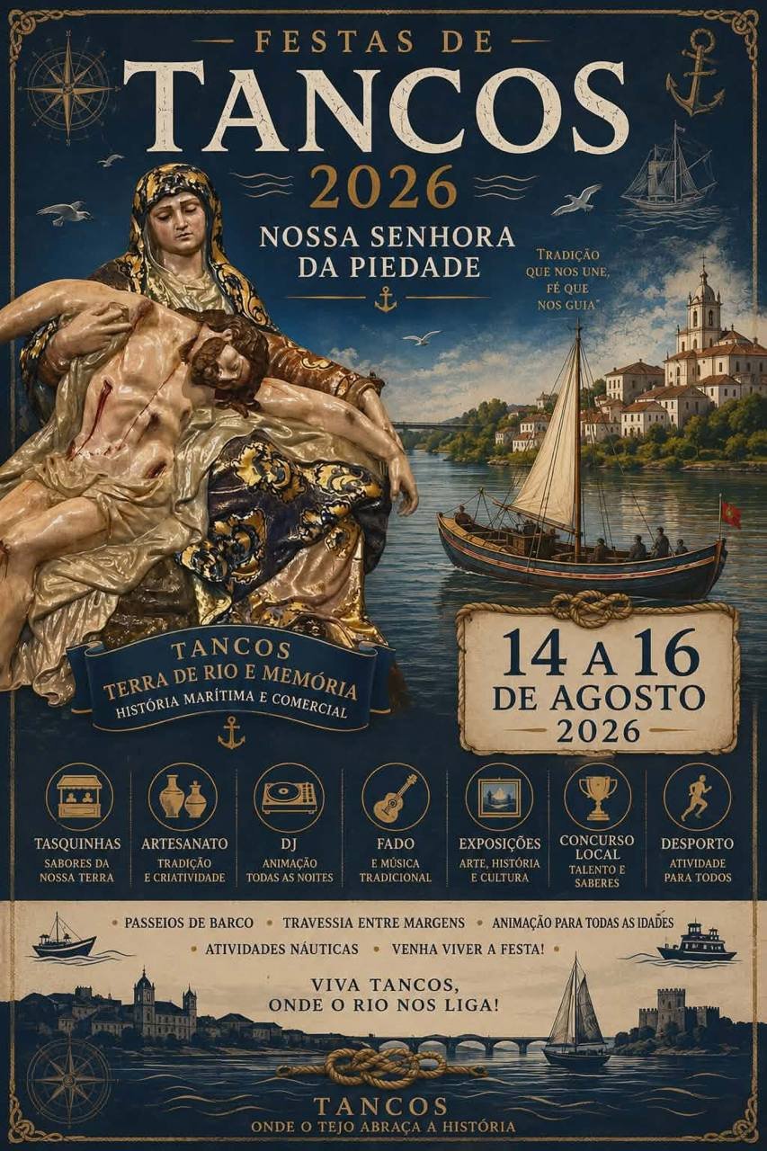 Cartaz Festas de Tancos 2026 - Tancos