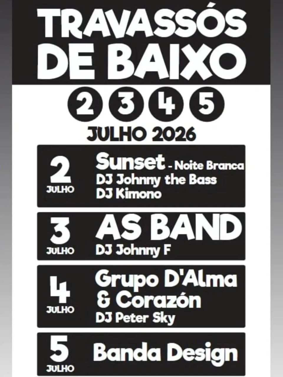 Cartaz Festas de Travassós de Baixo 2026 - Travassós de Baixo