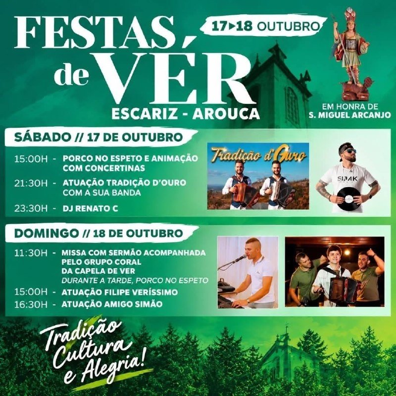 Cartaz Festas de Ver 2026 - Escariz