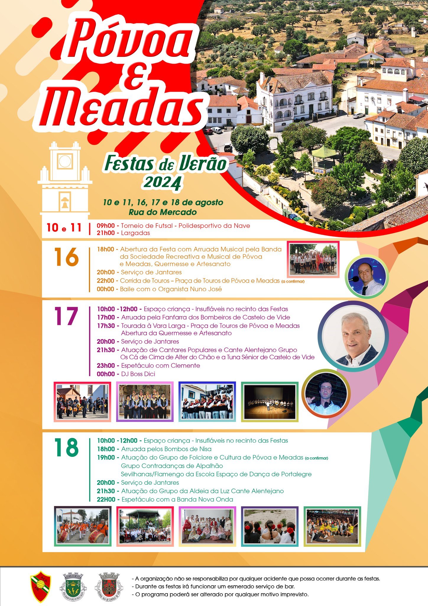 Cartaz Festas de Verão 2024 - Castelo de Vide