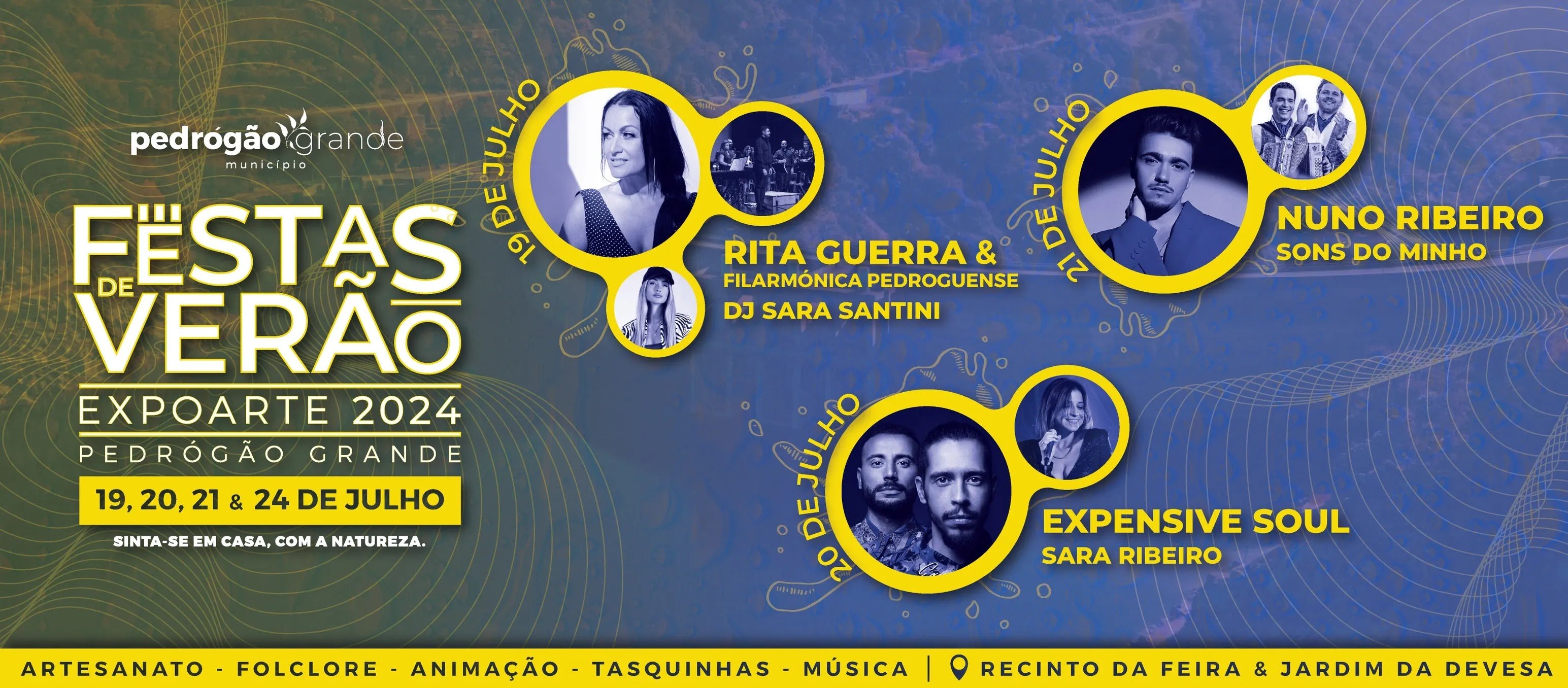 Cartaz Festas de Verão 2024 - Pedrogão Grande