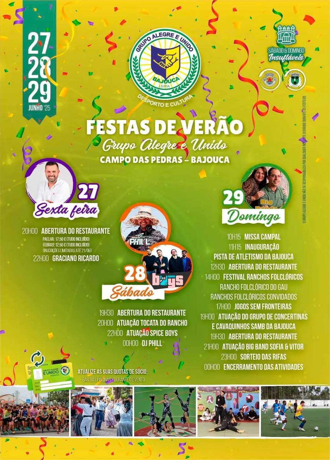 Cartaz Festas de Verão 2025 - Bajouca