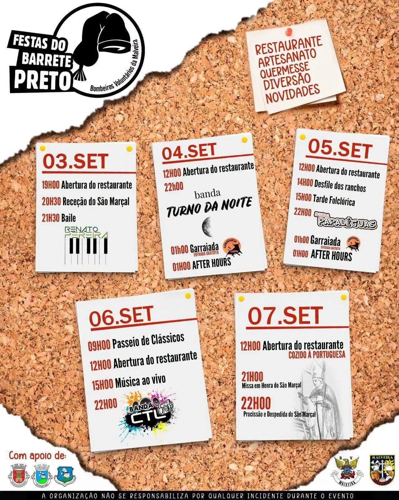 Cartaz Festas do Barrete Preto 2026 - Manteigas