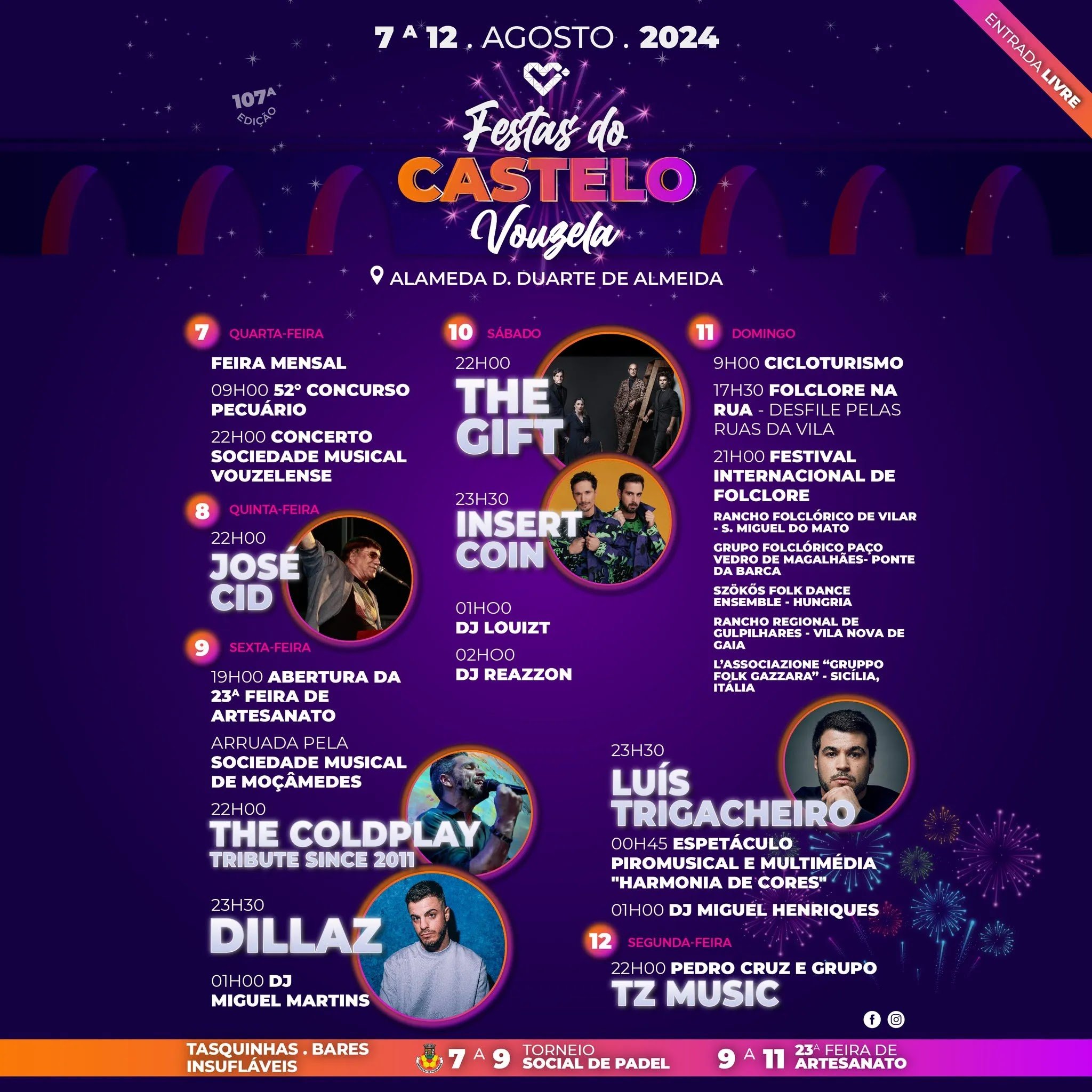 Cartaz Festas do Castelo 2024 - Vouzela