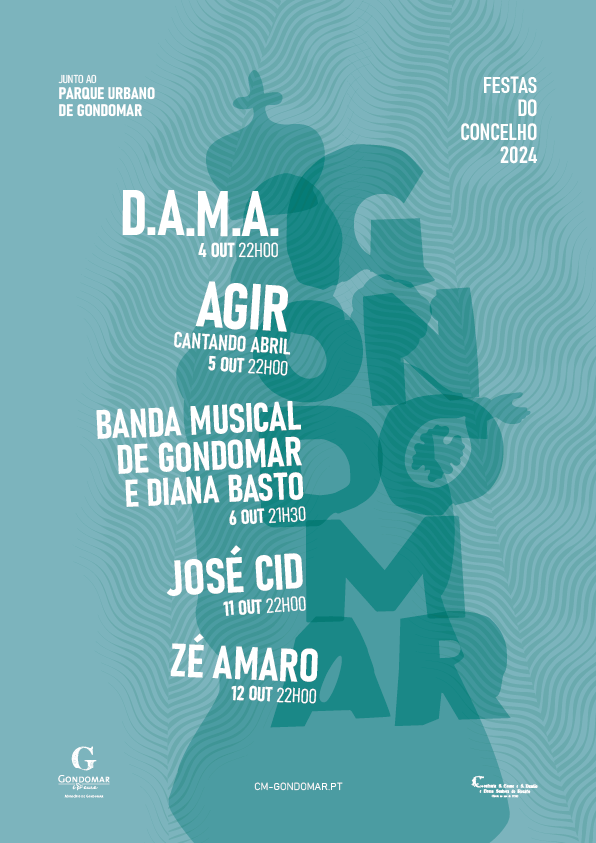 Cartaz Festas do Concelho 2024 - Gondomar