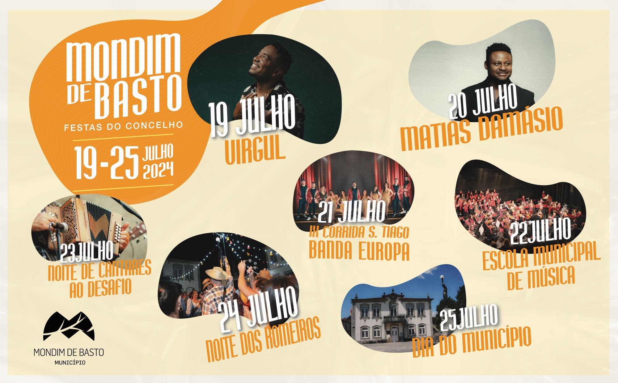 Cartaz Festas do Concelho 2024 - Mondim de Basto