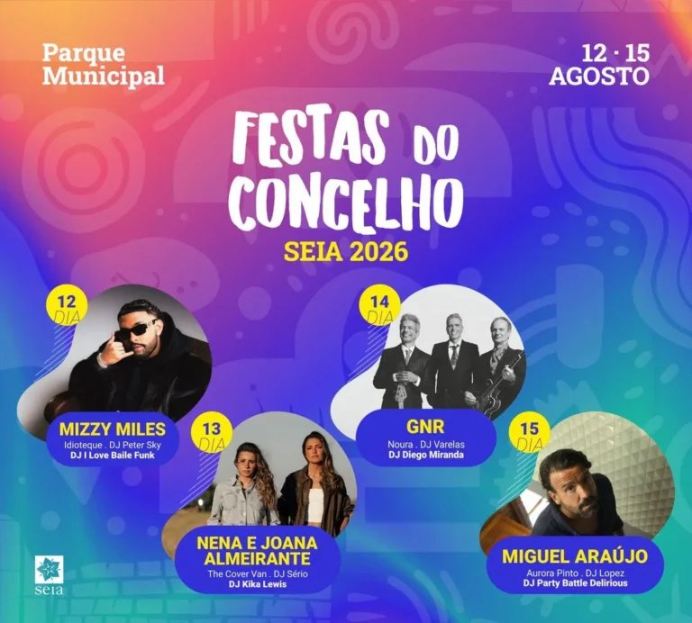 Cartaz Festas do Concelho 2026 - Seia