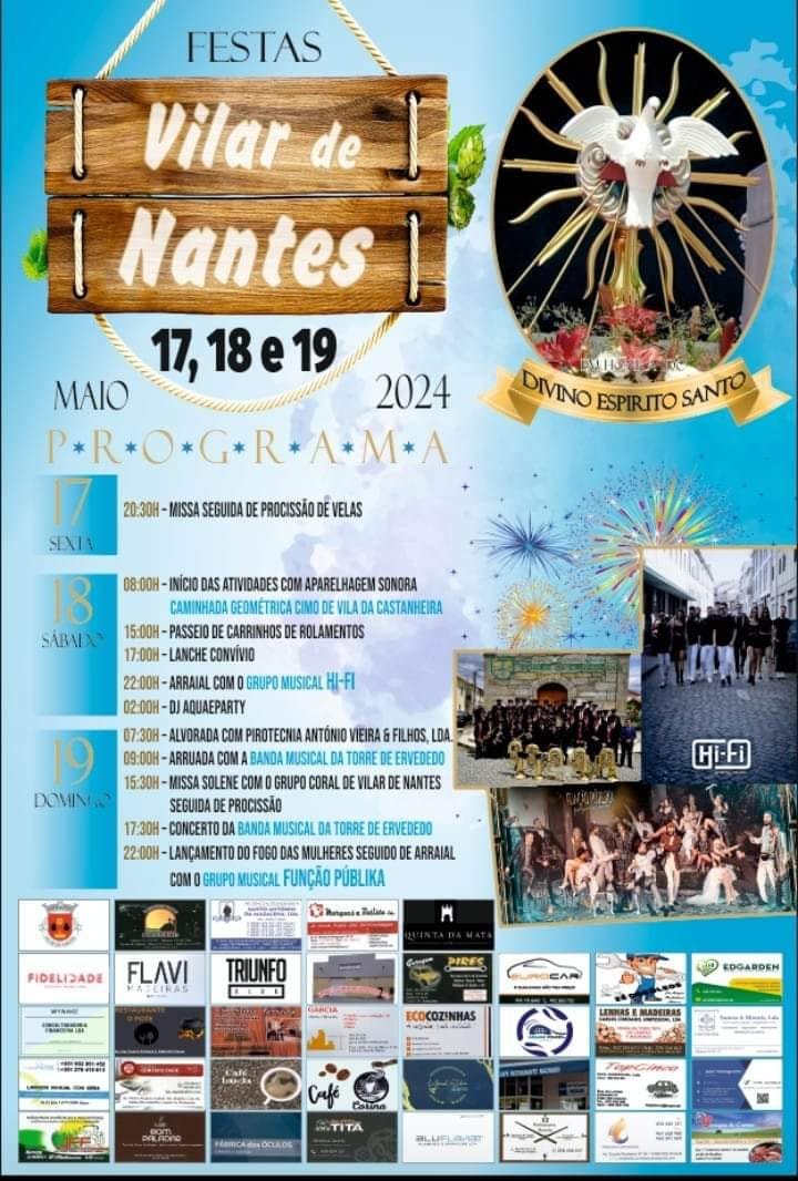 Festas do Divino Espírito Santo 2024 - Vilar de Nantes