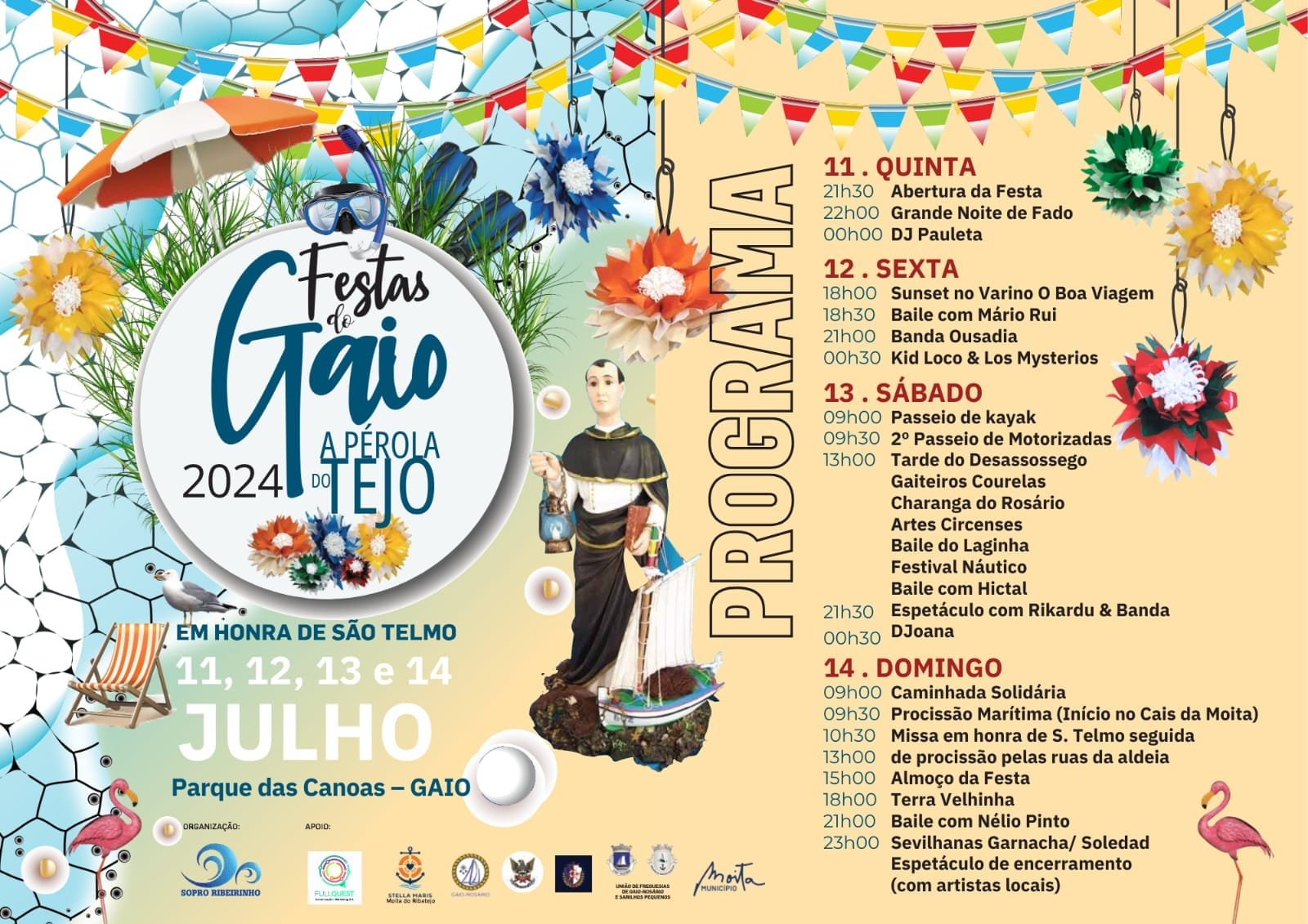 Cartaz Festas do Gaio 2024 - Moita