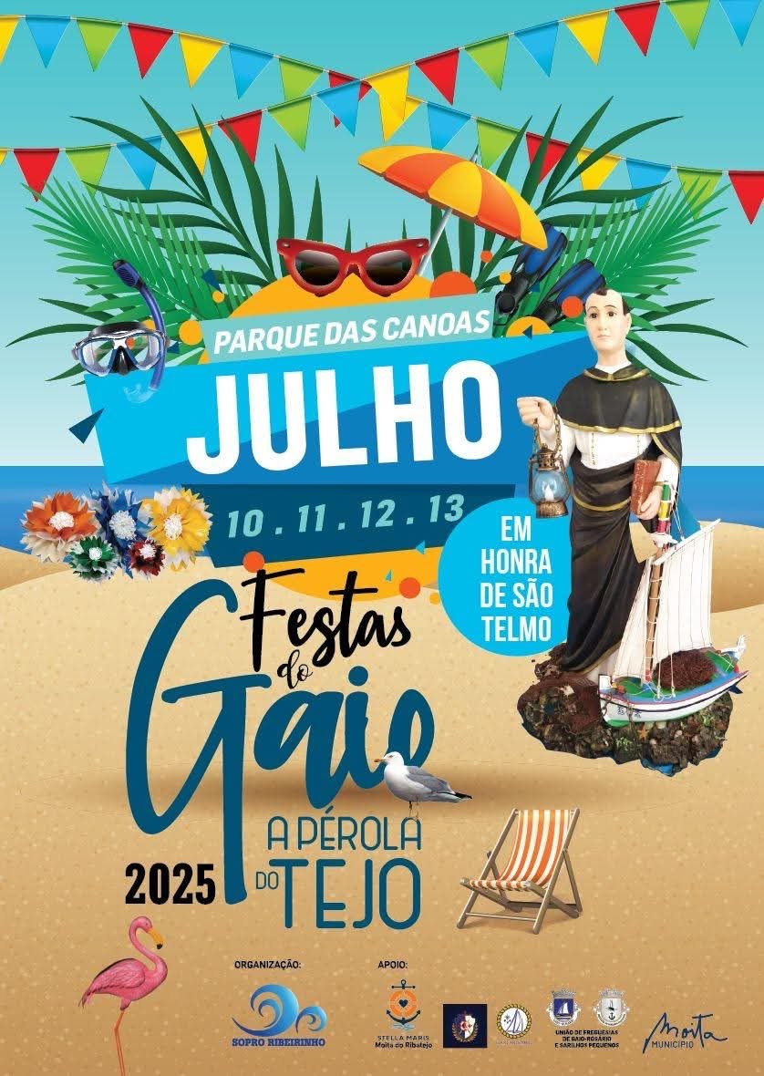Cartaz Festas do Gaio 2025 - Moita