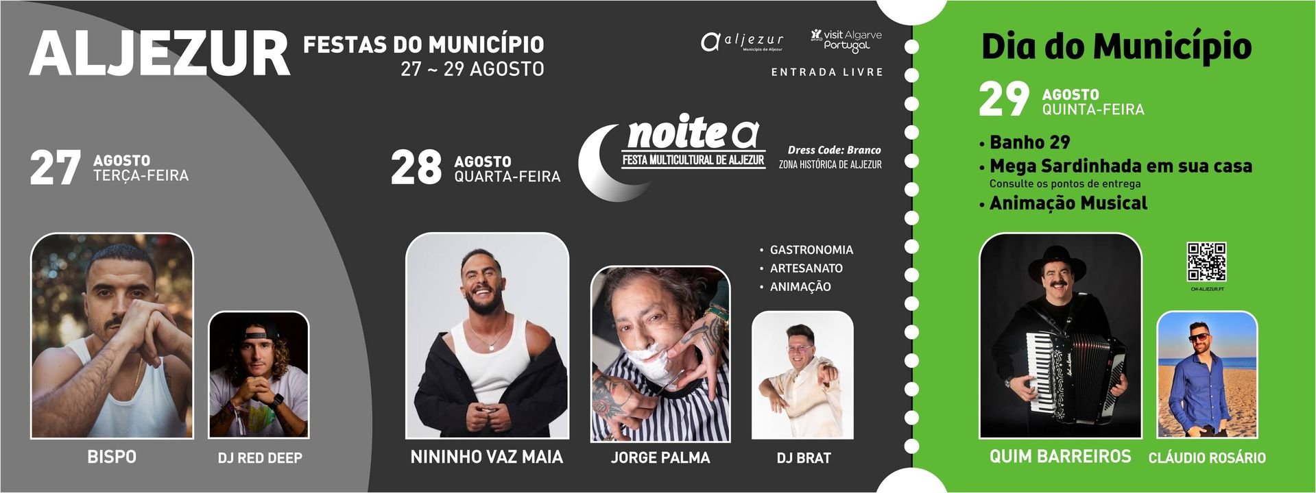 Cartaz Festas do Municipio 2024 - Aljezur
