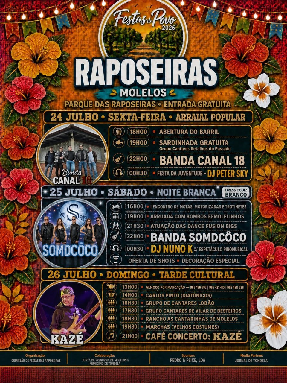 Cartaz Festas do Povo 2026 - Molelos