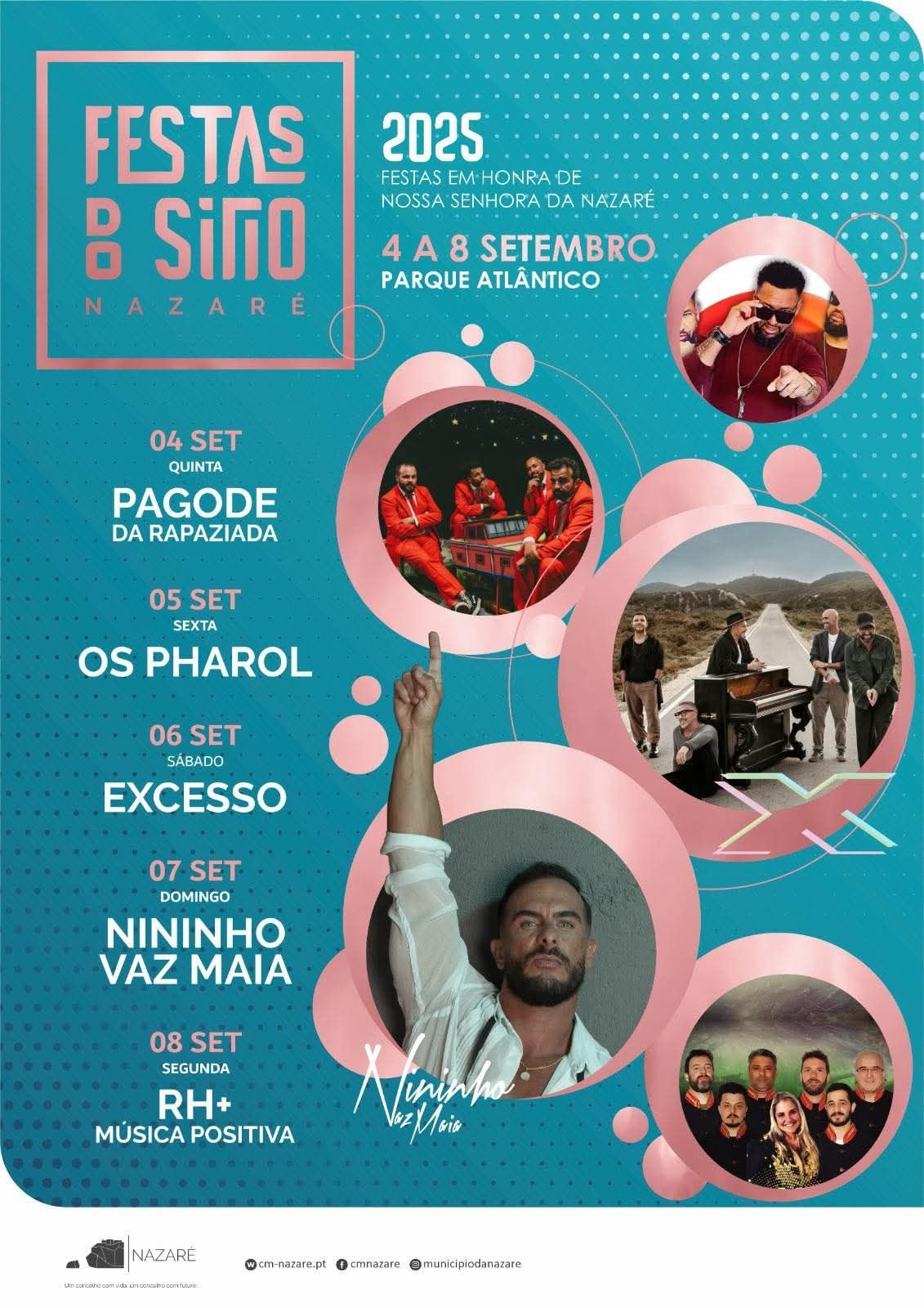 Cartaz Festas do Sitio 2025 - Nazaré