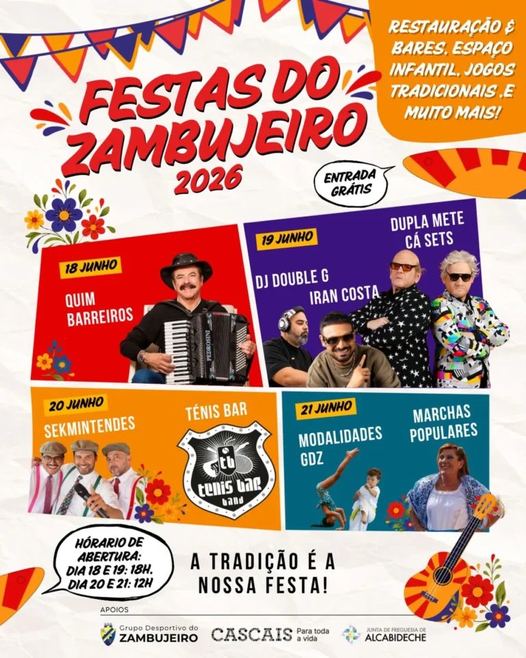 Cartaz Festas do Zambujeiro 2026 - Zambujeiro