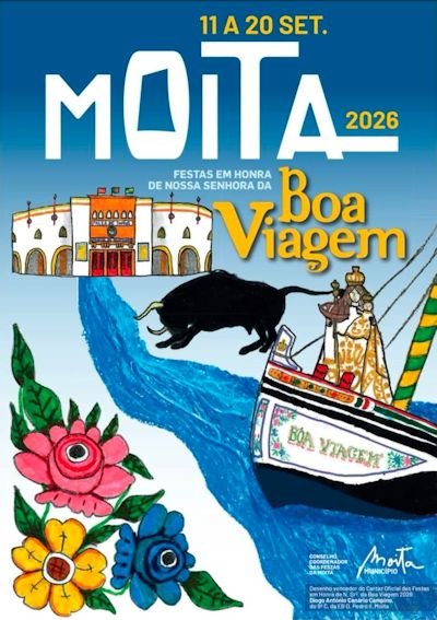 Cartaz Festas em Honra da Nossa Senhora da Boa Viagem 2026 - Moita