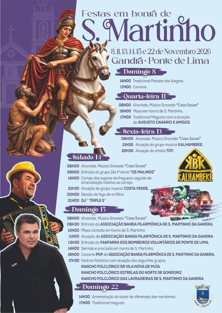 Festas em honra de S. Martinho 2026 — event image