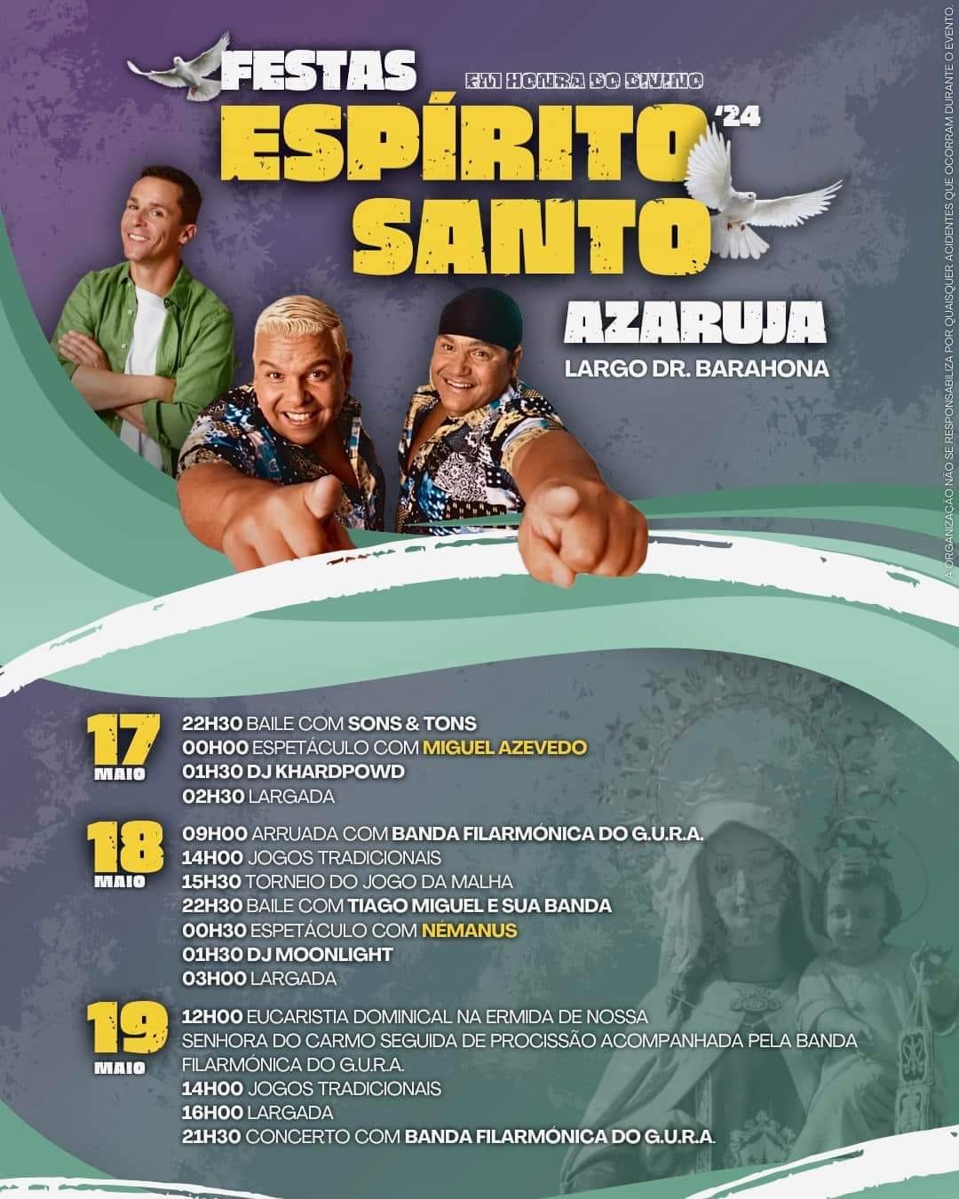 Festas em Honra do Divino Espirito Santo 2024 Azaruja