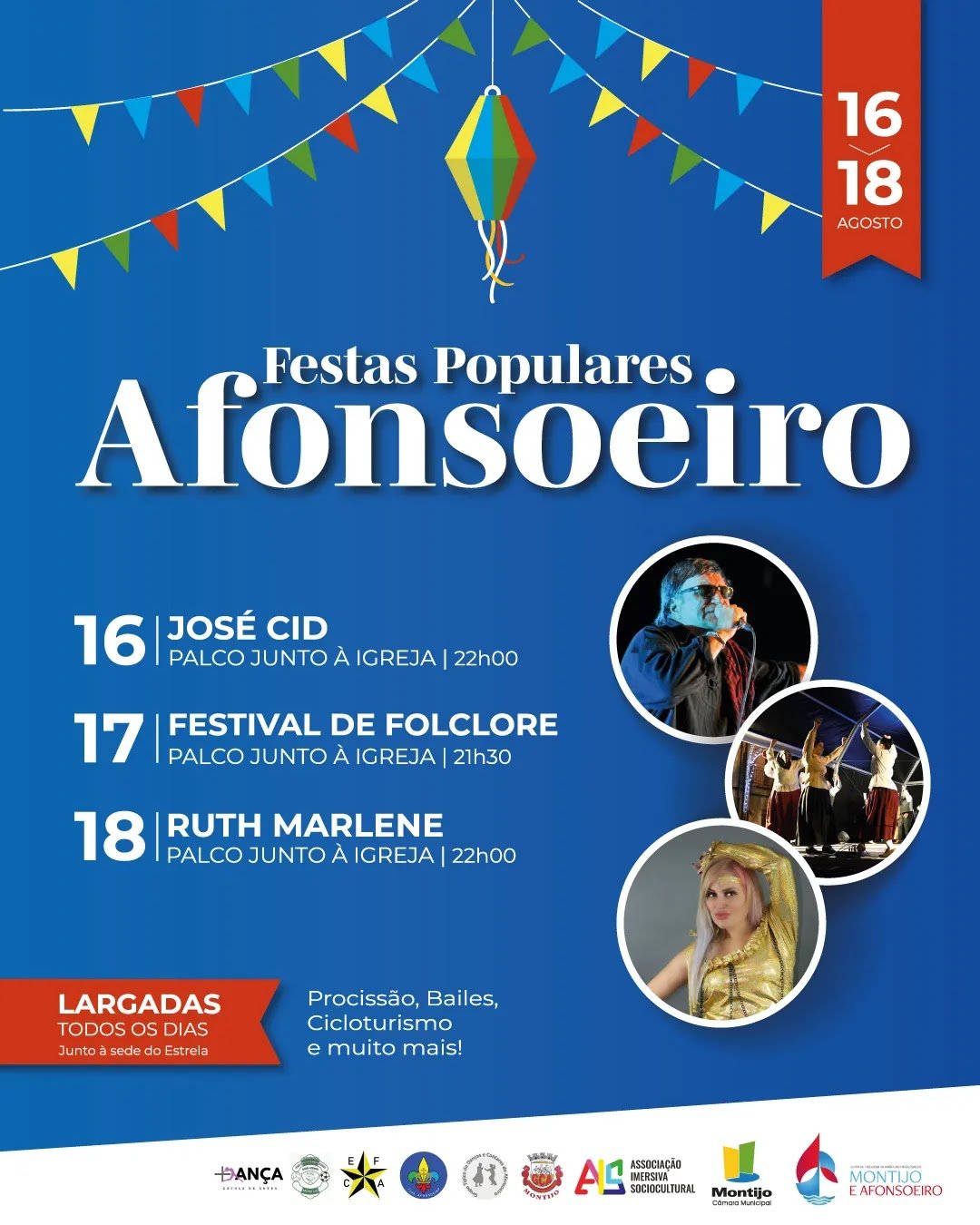 Cartaz Festas Populares 2024 - Afonsoeiro