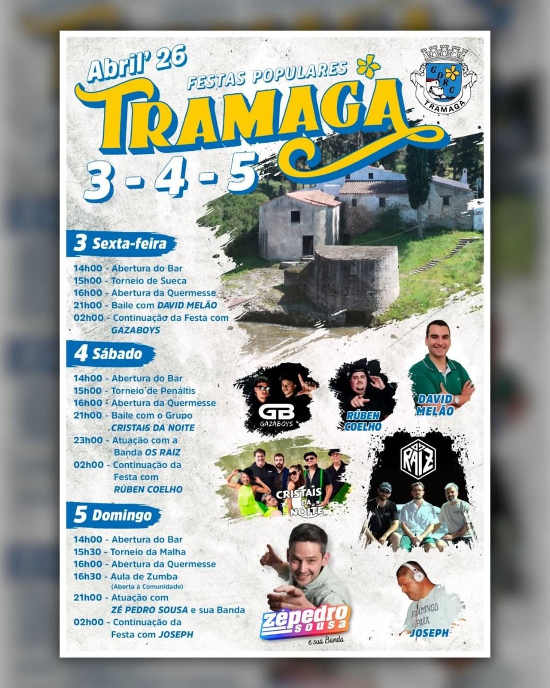 Cartaz Festas Populares 2026 - Tramaga