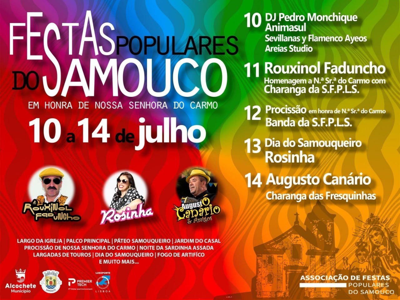 Cartaz Festas Populares do Samouco 2026 - Samouco