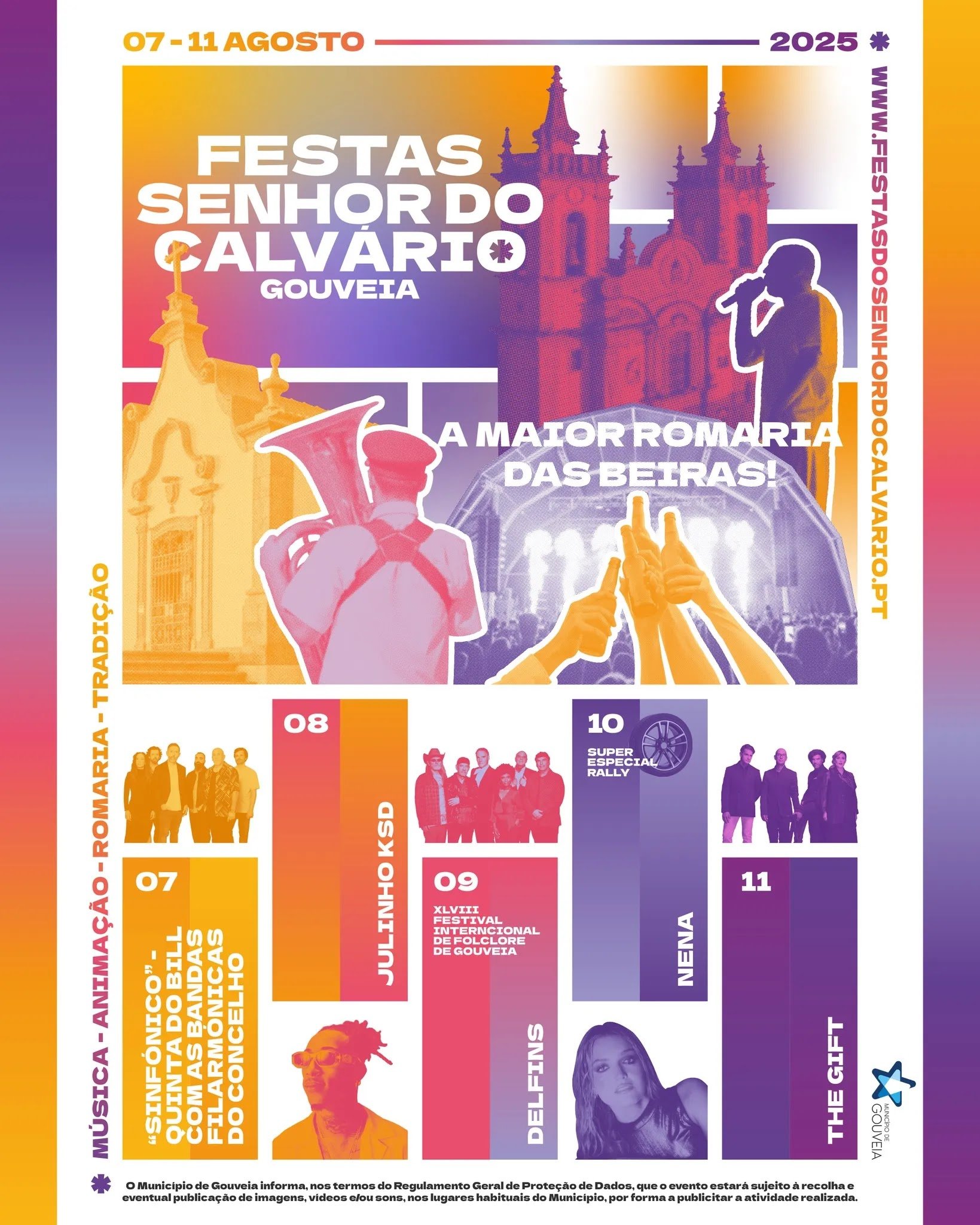 Cartaz Festas Senhor do Calvário 2025 - Gouveia