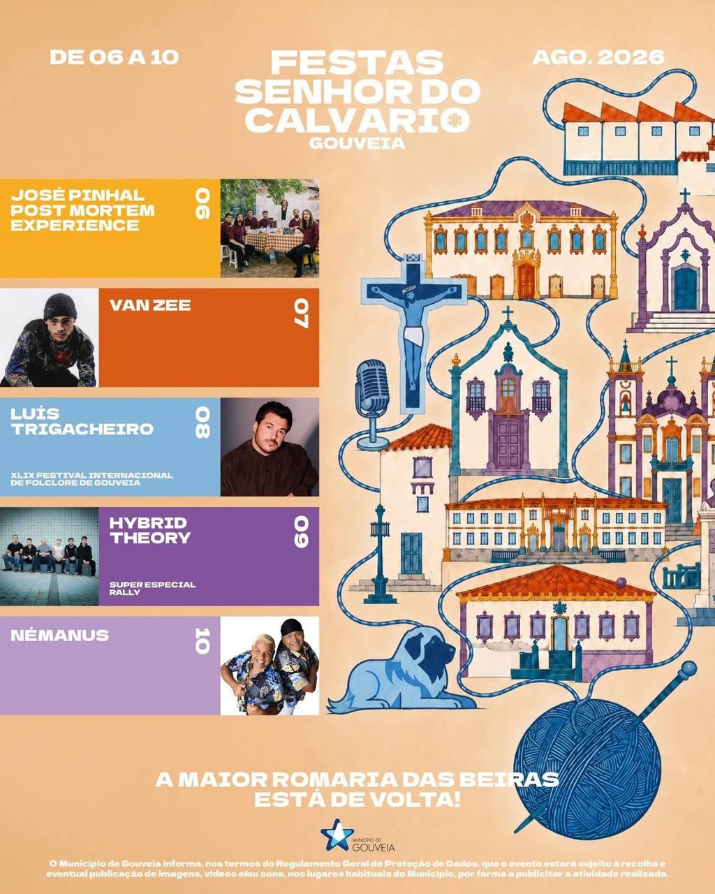 Cartaz Festas Senhor do Calvário 2026 - Gouveia