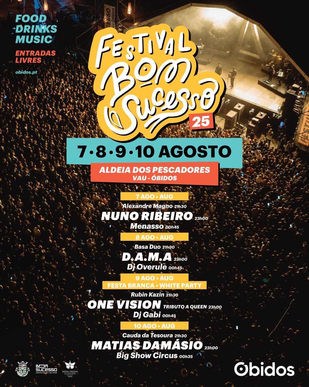 Cartaz Festival Bom Sucesso 2025 - Vau