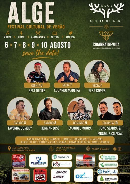 Cartaz Festival Cultural de Verão 2026 - Alge