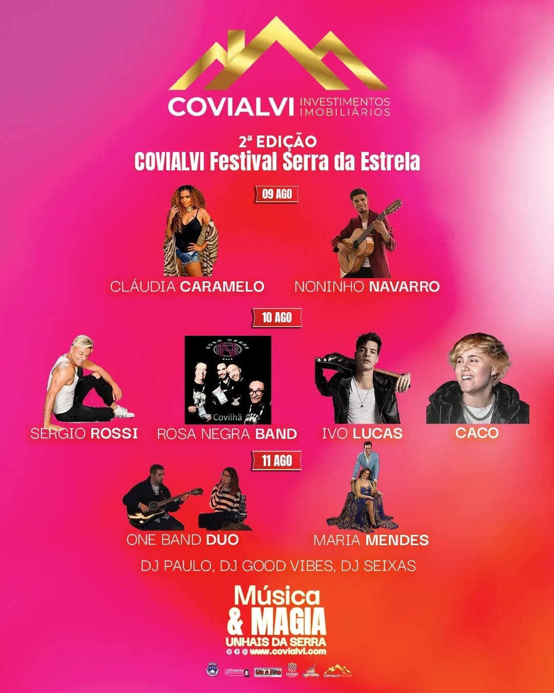 Cartaz Festival da Serra da Estrela 2024 - Unhais da Serra