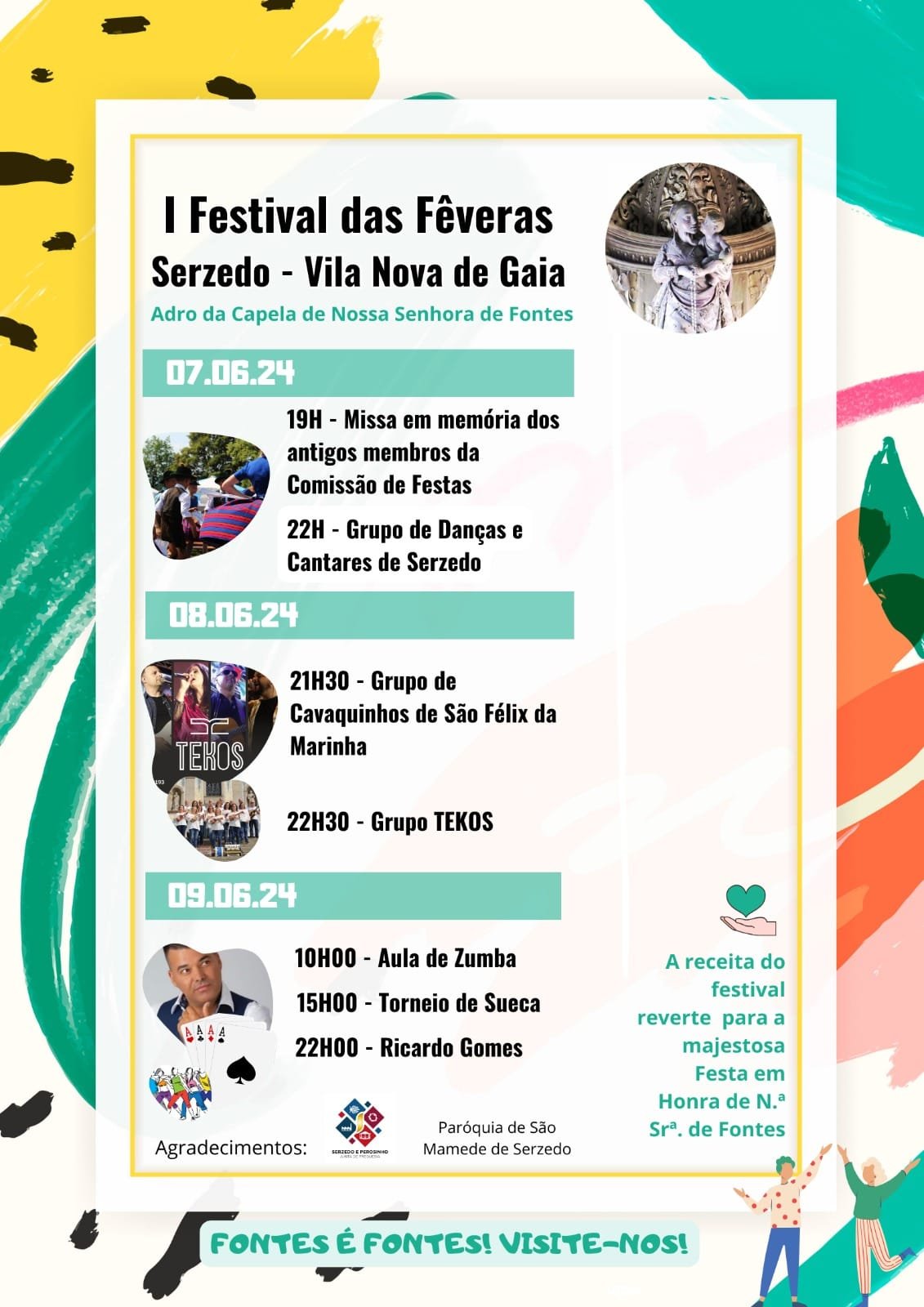 Cartaz Festival das Fêveras 2024 - Serzedo